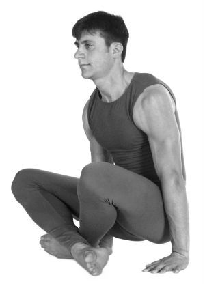 Prepare for crow pose