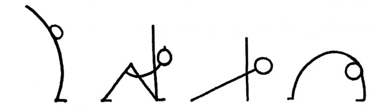 Yoga Stick Figures