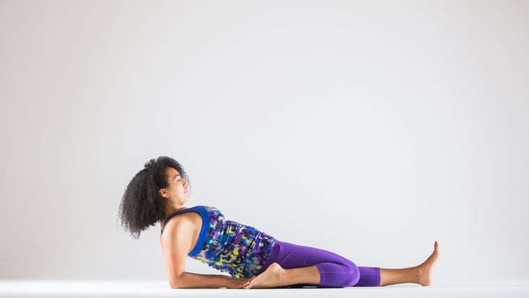 yoga for tight quads saddle pose