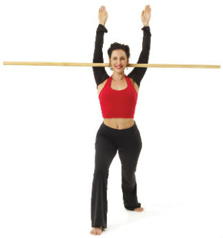 Yoga with a Dowel