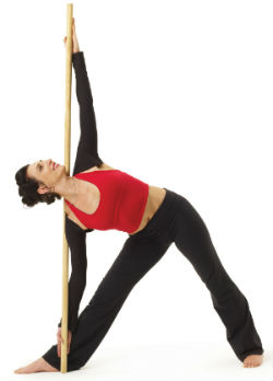 Yoga with a Dowel