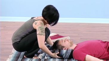 One Simple Setup: A Restorative Yoga Sequence Without Tons ...